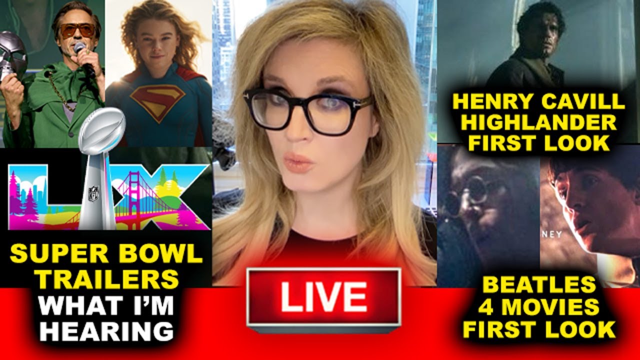 Super Bowl 2026 Trailers! Doomsday?! FIRST LOOK Beatles Movies 2028, Henry Cavill Highlander Reboot