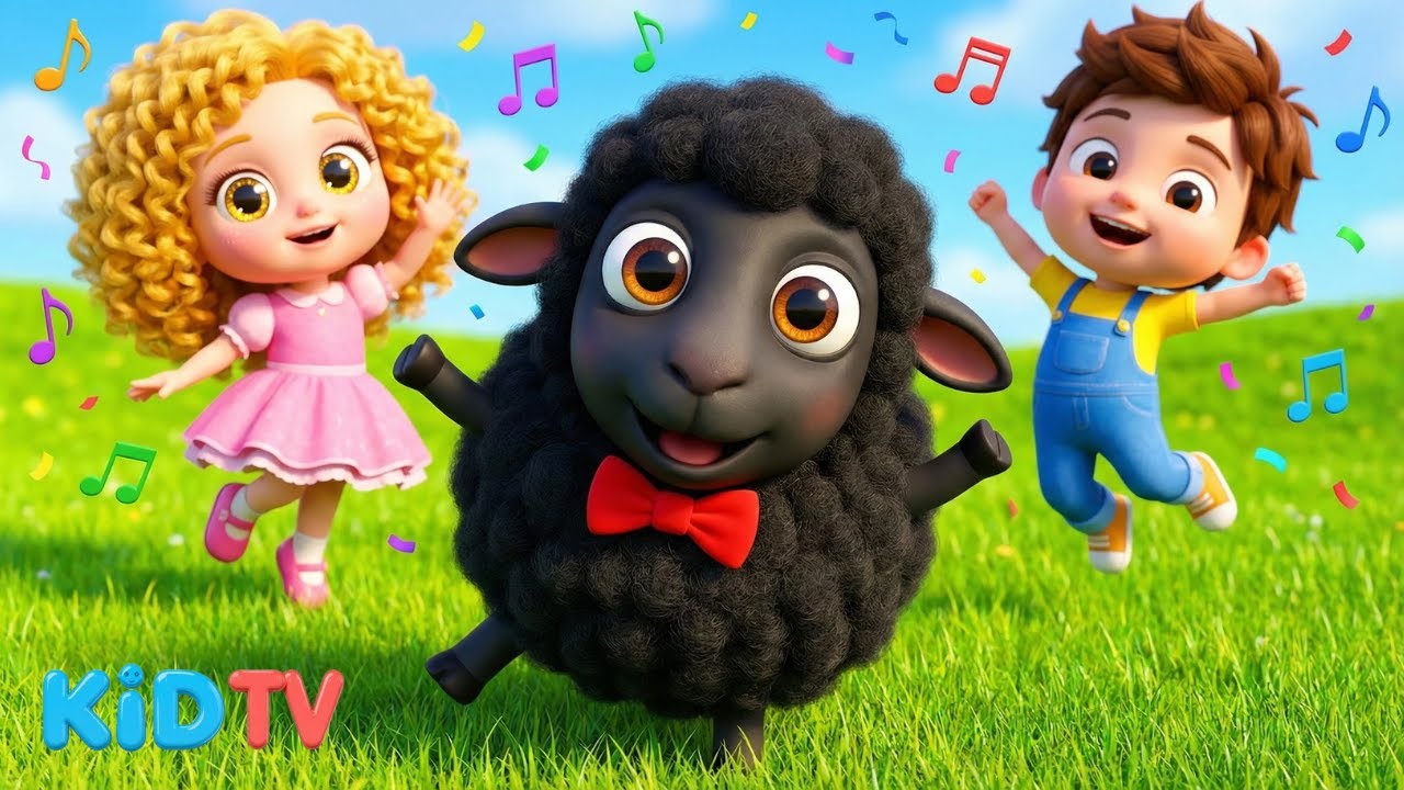 Baa Baa Black Sheep | Nursery Rhymes & Kids Songs | Dance Remix by KID TV