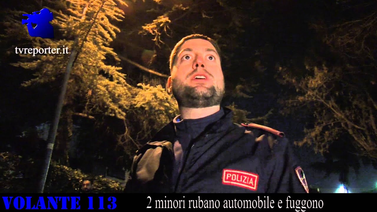 Due minori rubano automobile e fuggono #VOLANTE113