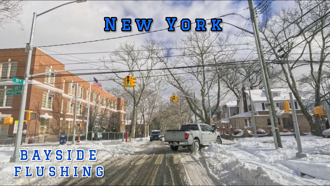 NYC DRIVE||THE DAY AFTER THE BIG SNOWSTORM 