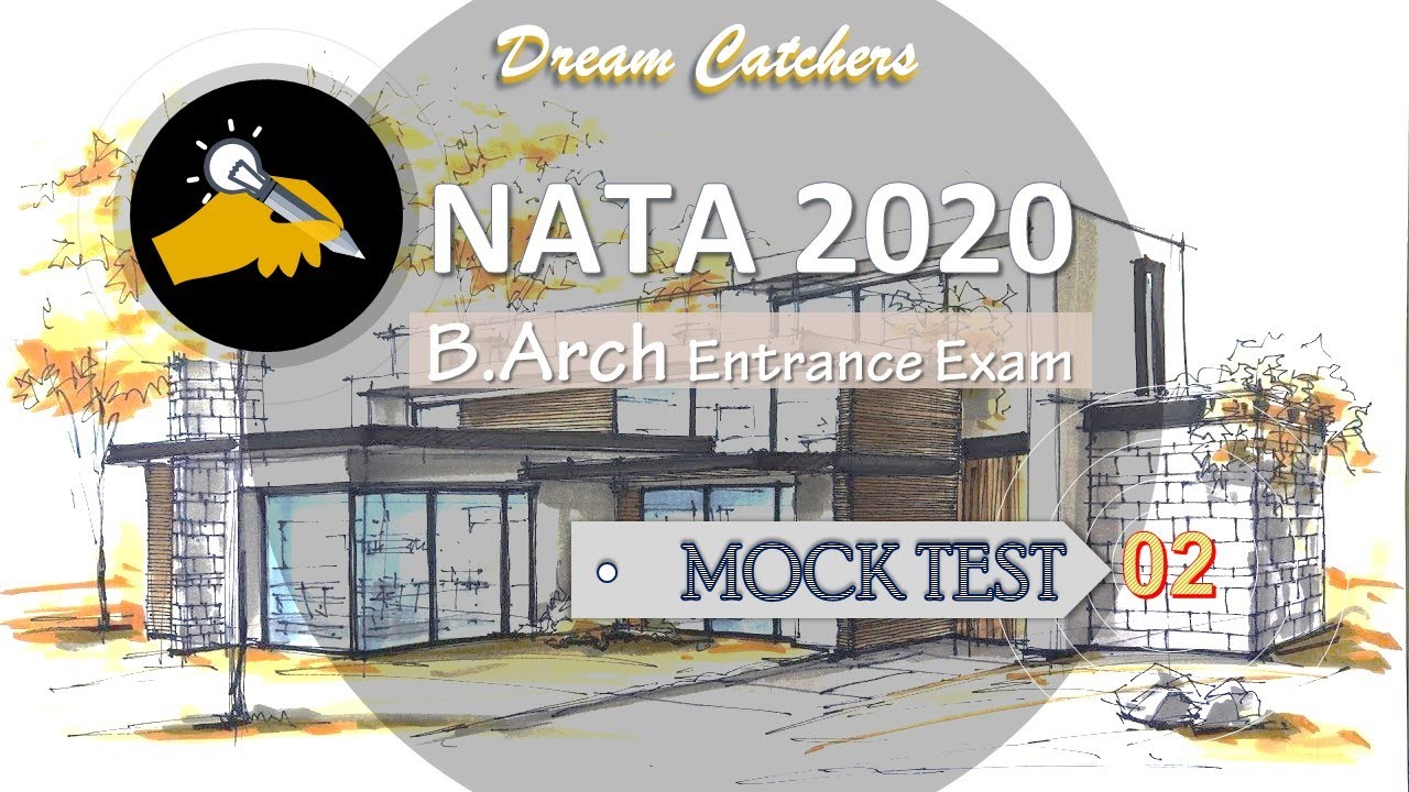 NATA | JEE EXAM | B.Arch | B.Plan  Entrance Exam | MOCK TEST - 02 |New exam Pattern