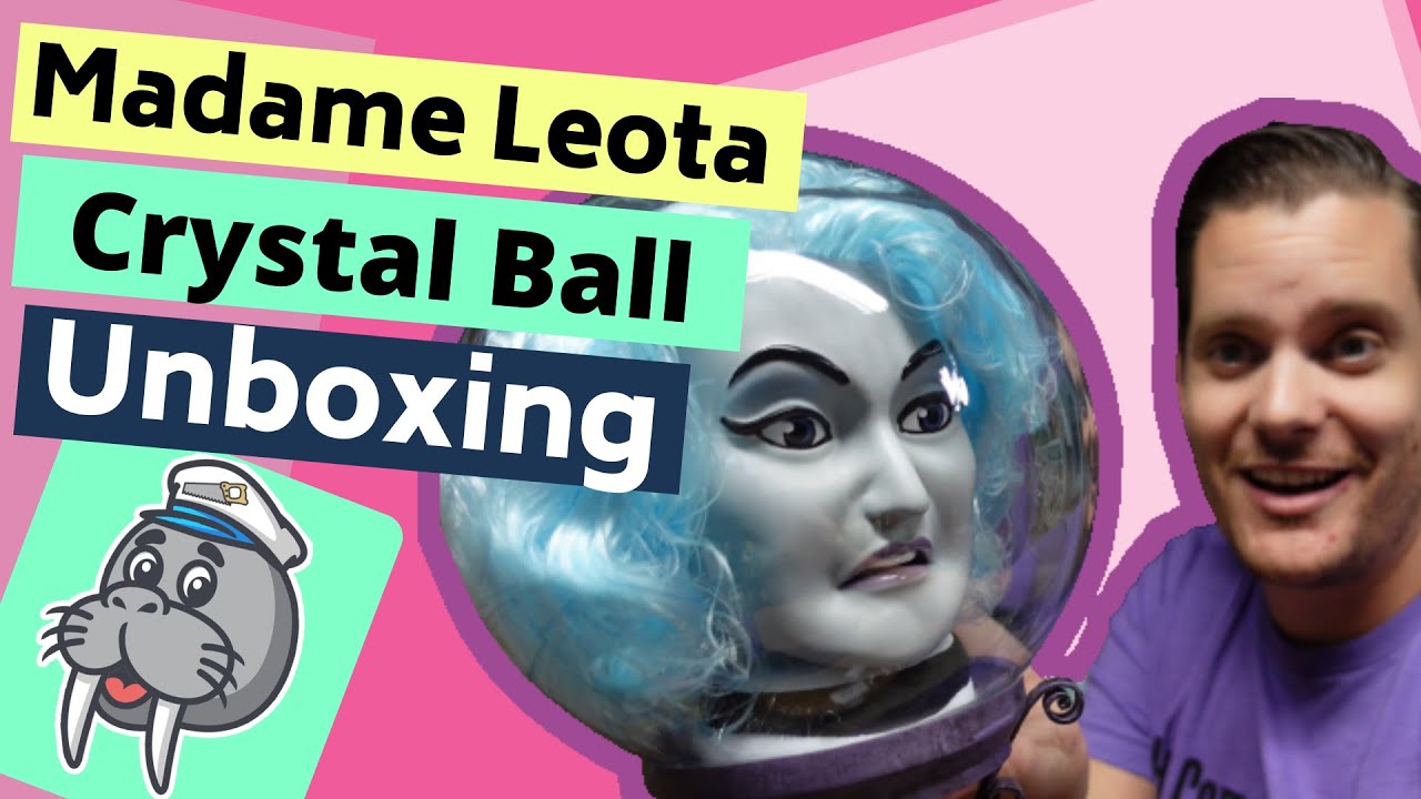 Madame Leota Crystal Ball Audio Animatronic Unboxing | Disney Halloween Decoration  - Party City