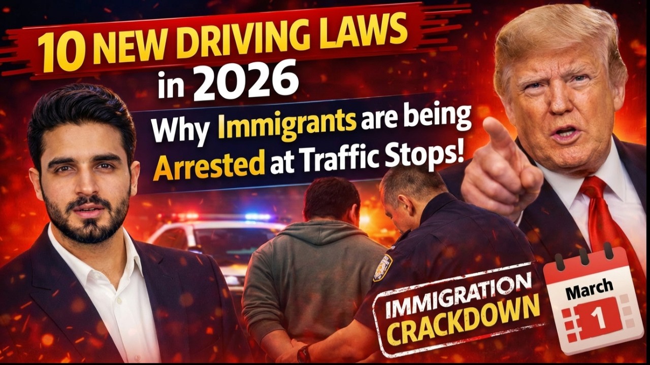 10 New Driving Laws in 2026  Why Immigrants are being Arrested at Traffic Stops!