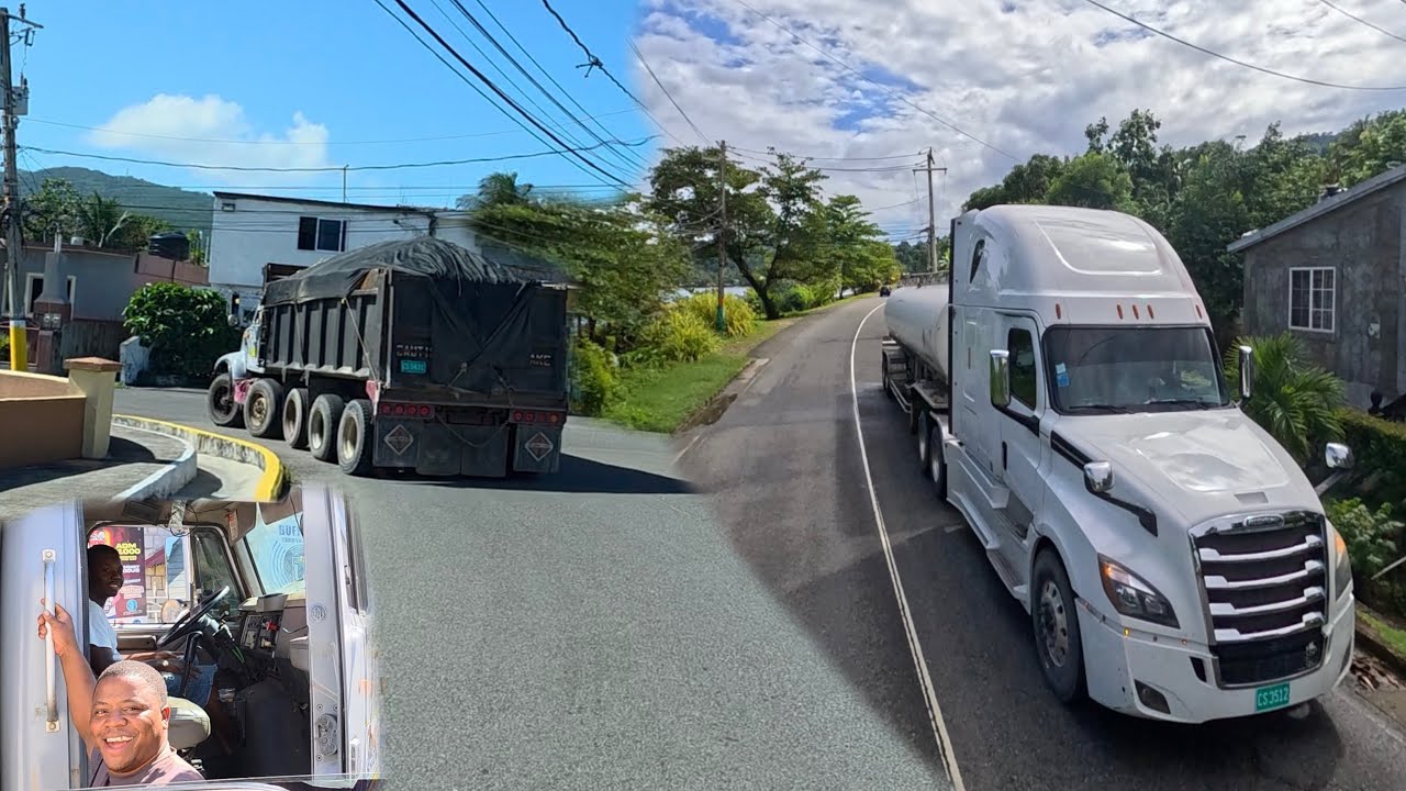 First Overload Truck of the Day | Real Jamaican Work 🇯🇲