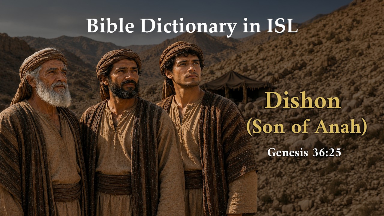 Dishon (Son of Anah) | Bible Dictionary | Indian Sign Language