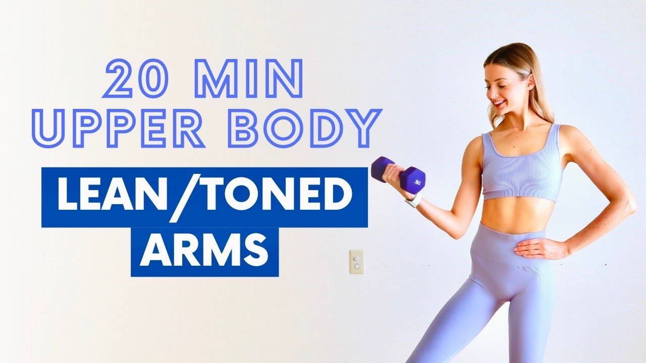 20 MIN TONED/SLIM ARMS WORKOUT | Get lean arms at home