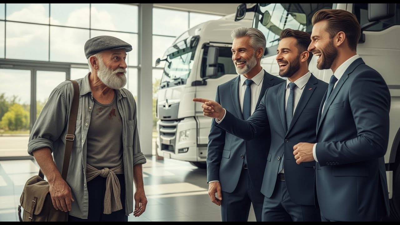 VOU LEVAR CINCO CAMINHOES, DISSE O HOMEM DE ROUPAS GASTAS. TODOS RIRAM. FOI O PIOR ERRO DELES!