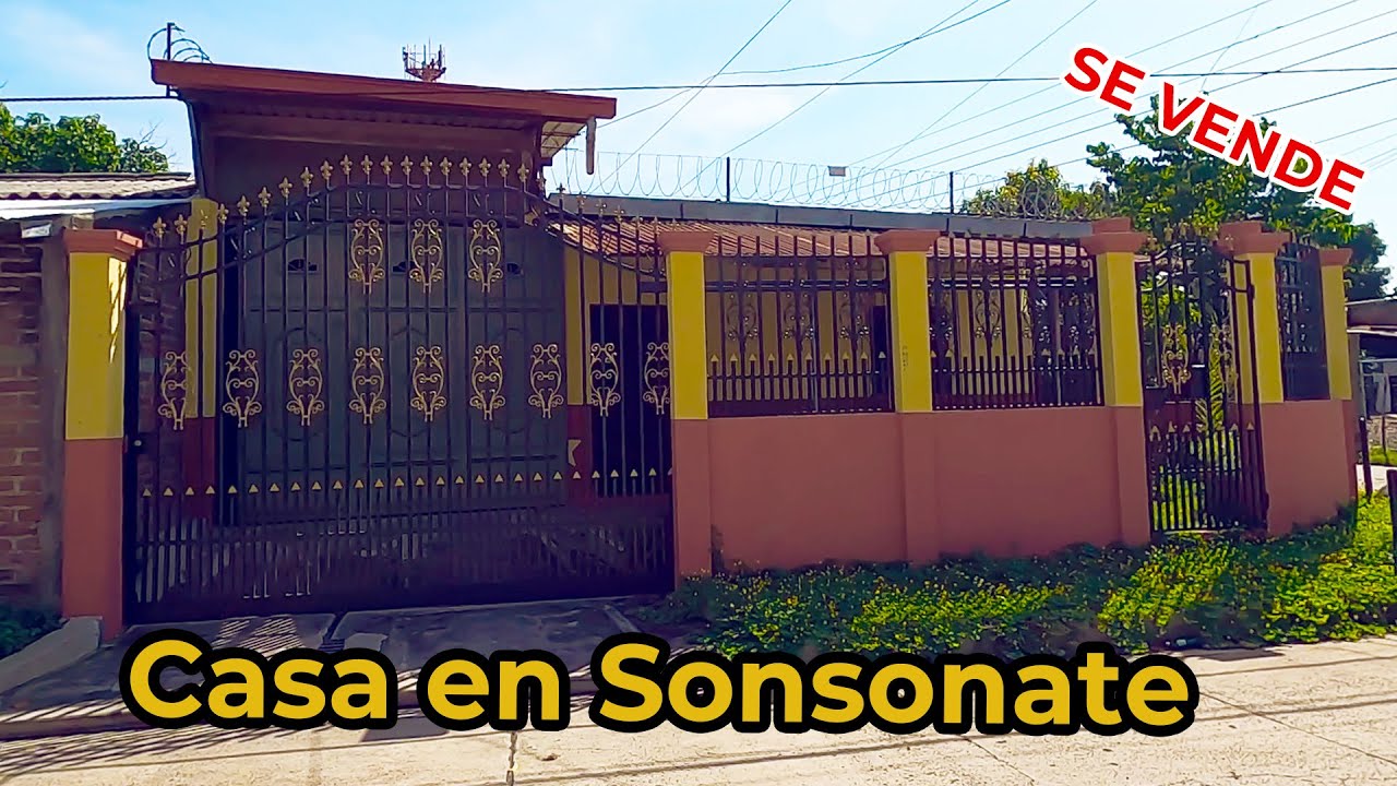 Se vende casa en Sonsonate cerca de la terminal de buses | parte 01 | Compra renta venta El Salvador