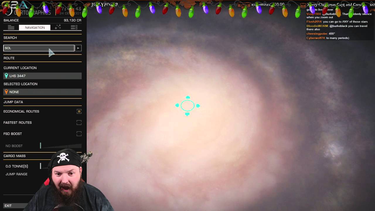 Burke Sees the Map of Elite Dangerous for the First Time