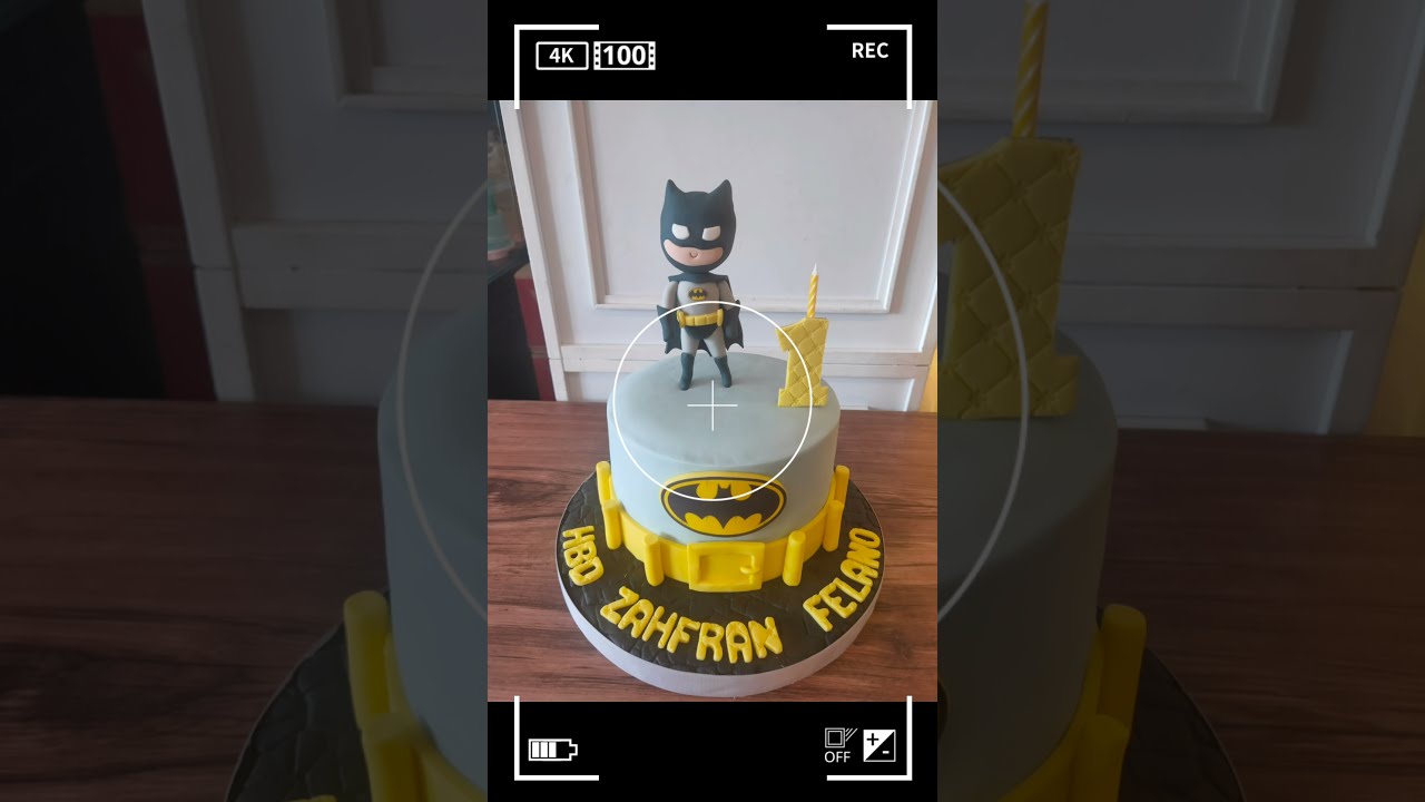 BATMAN CAKE TUTORIAL