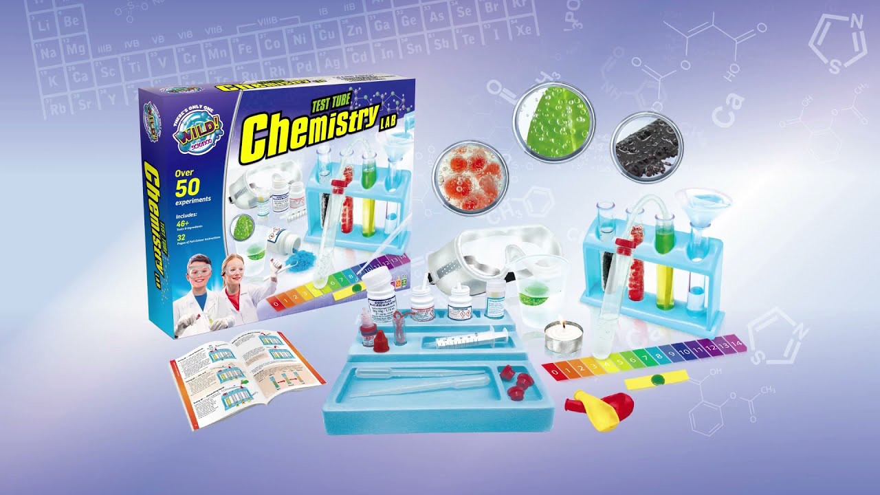 Wild Science Test Tube Chemistry Set - Smyths Toys