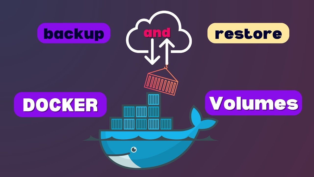 Never lose any docker volumes again \\ backup and restore tutorial with docker
