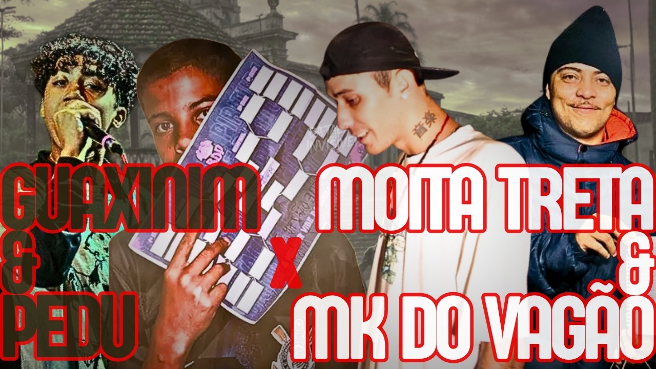 (UMA DAS MELHORES DA NOITE) MOITA TRETA e MK DO VAGÃO X GUAXINIM e PEDU | BATALHA DOS INVISIVEIS 2