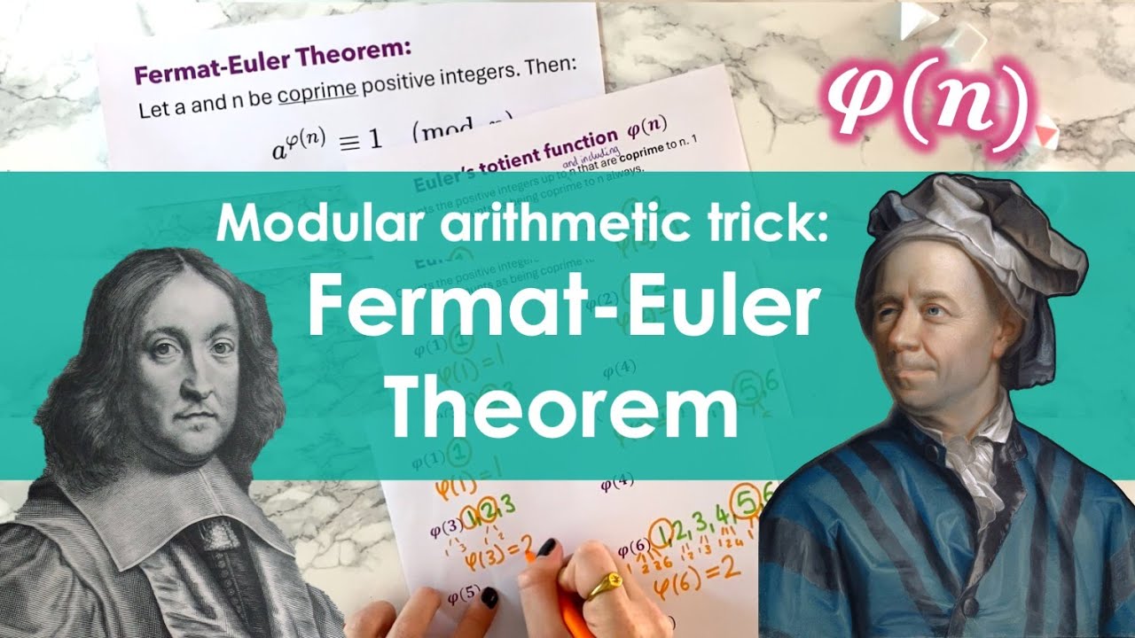 ■ Fermat-Euler Theorem & Euler's totient function | Modular Arithmetic trick!