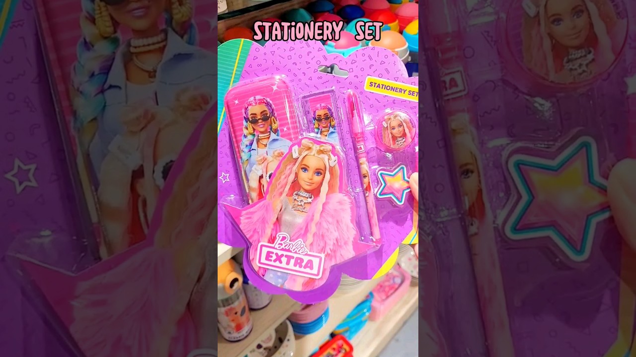 Barbie Stationery 🎀💗 #schoolsupplies #pink #stationery