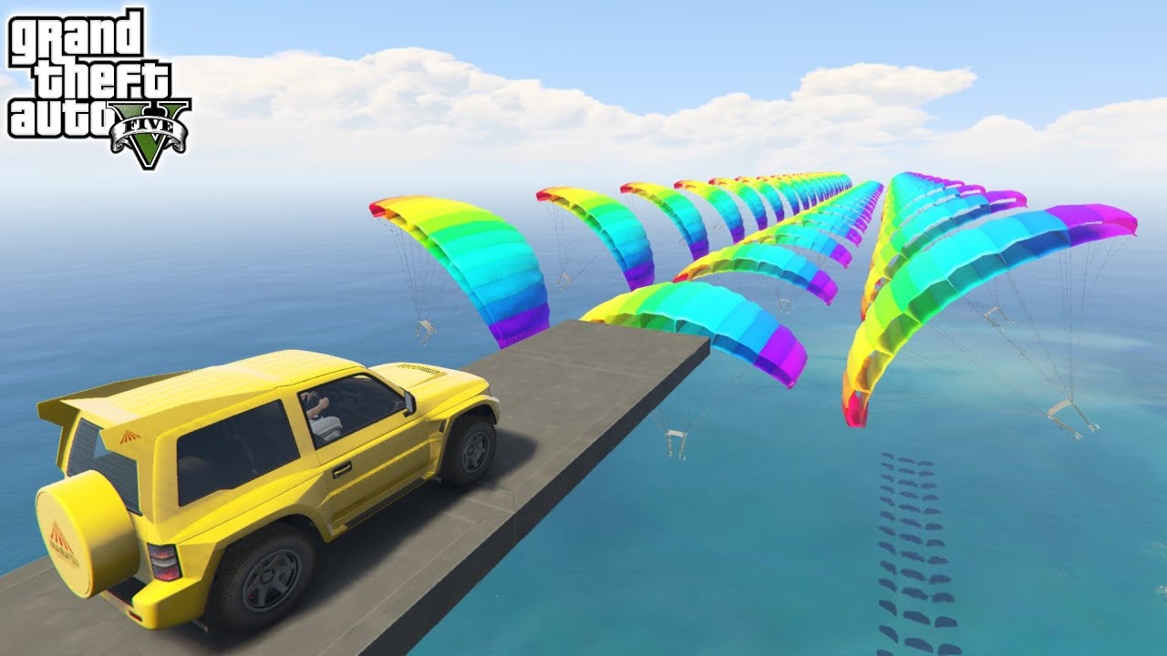 Only 0.0005% Lucky People Can Complete This IMPOSSIBLE Car Parkour Race in GTA 5