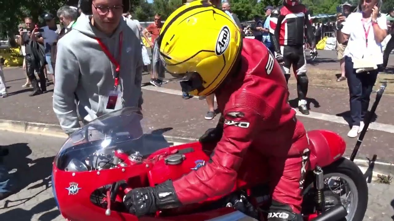Giacomo Agostini & Gianfranco Bonera with MV @ St. Wendel Classic 2022