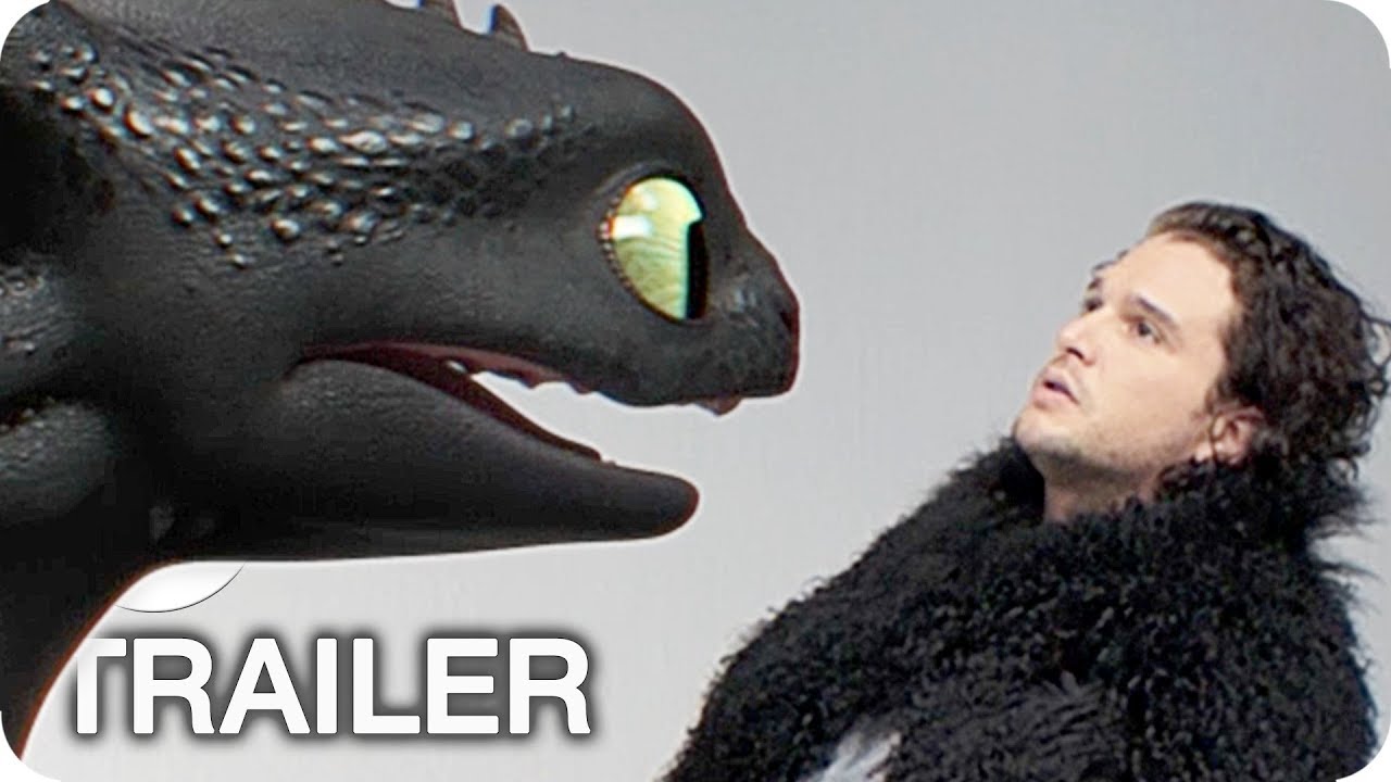 Drachenzähmen leicht gemacht 3 Kit Harington Casting Clip & Trailer  German Deutsch (2019)
