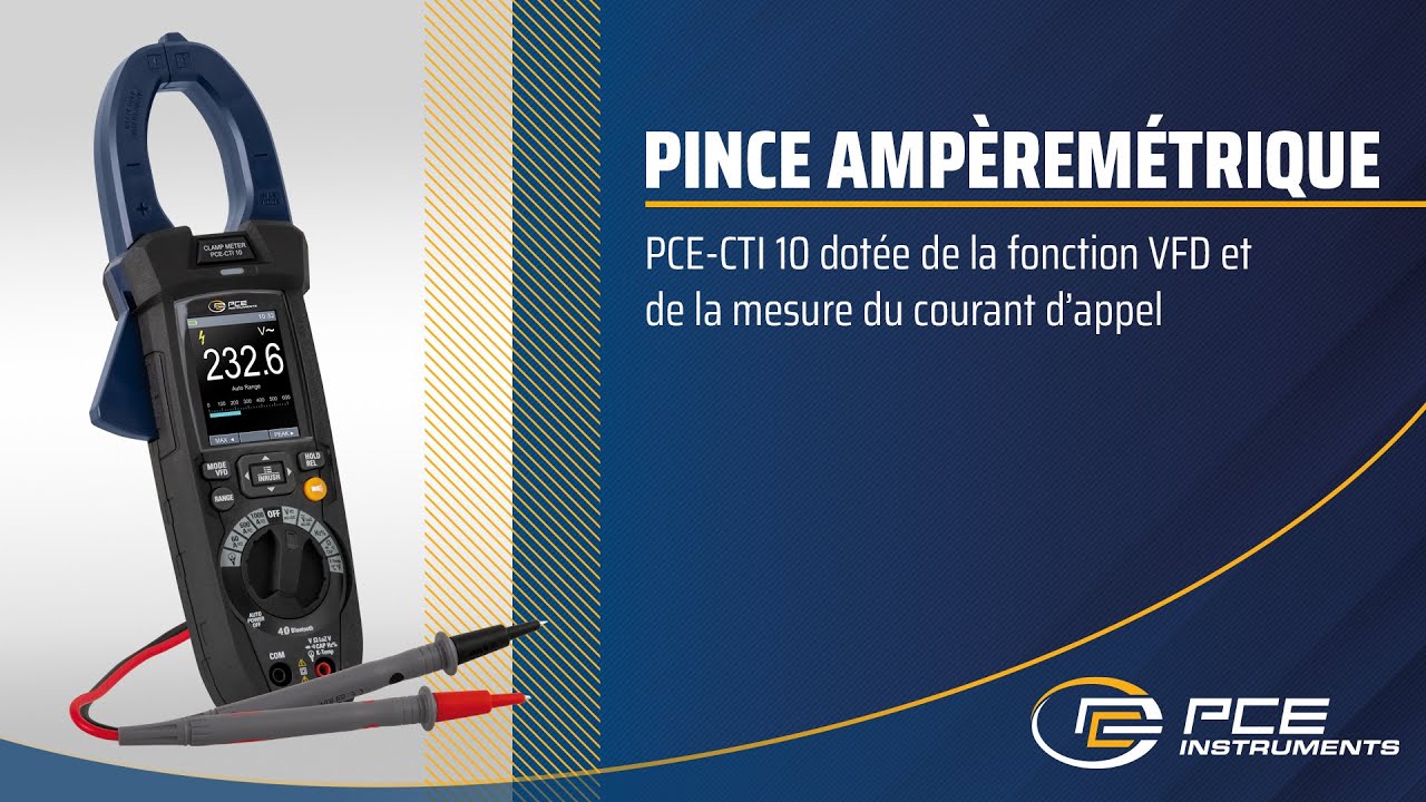 Présentation de la pince ampèremétrique PCE-CTI 10 | #pceinstruments