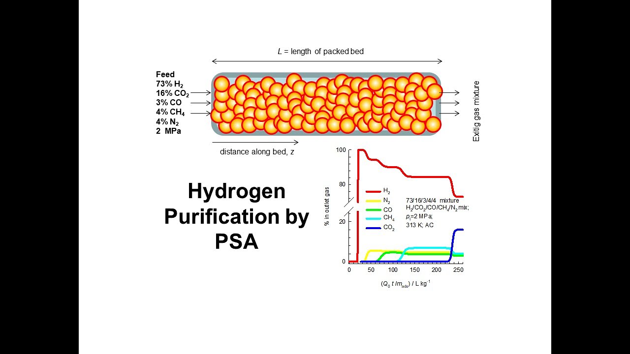 Hydrogen Purification by Pressure Swing Adsorption