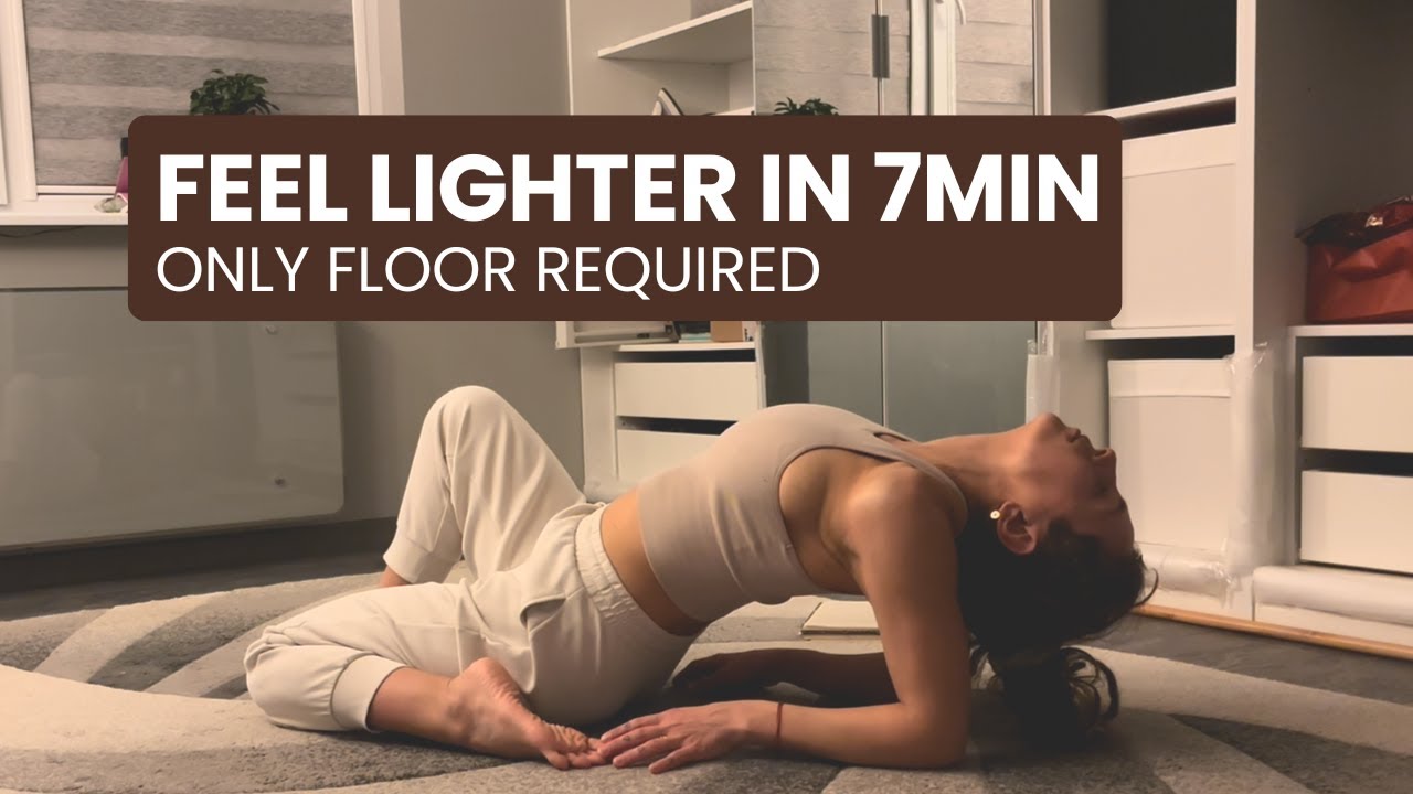 Decompress the holiday stress | 7min floor stretching