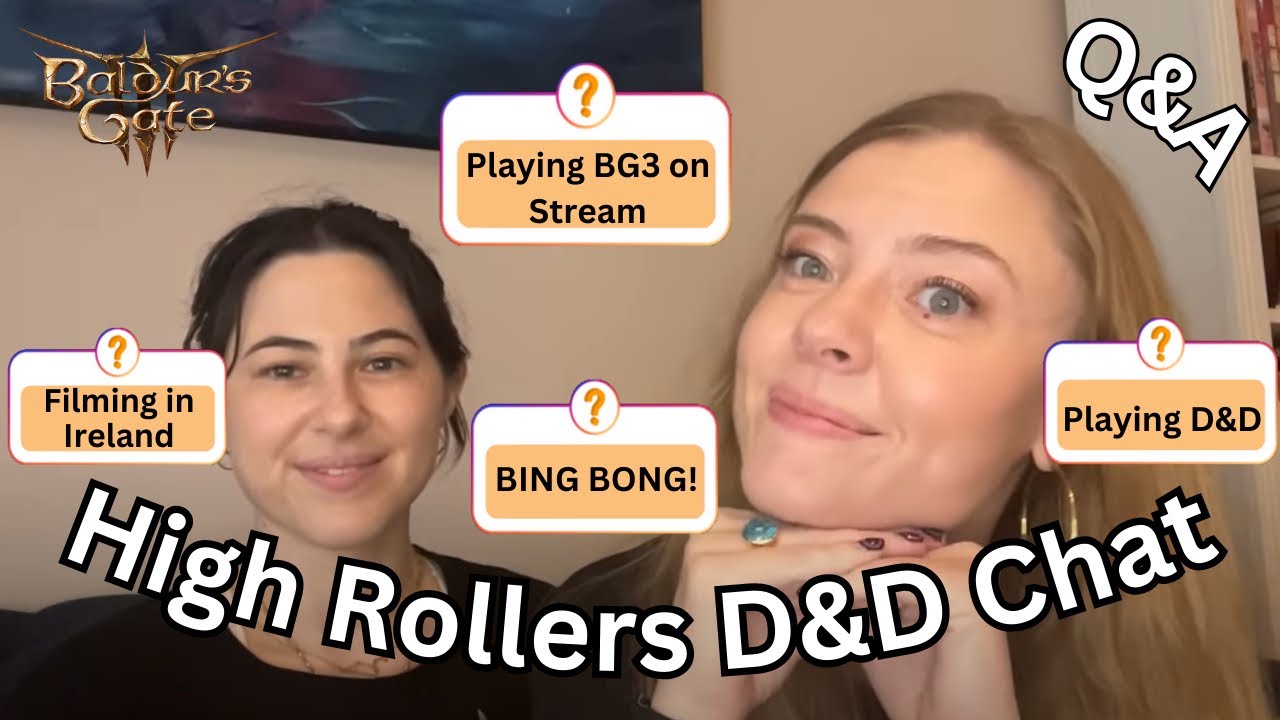 Baldur's Gate 3 Q&A 3 - Shadowheart Actor & her Performance Director Girlfriend Corinna the Squirrel