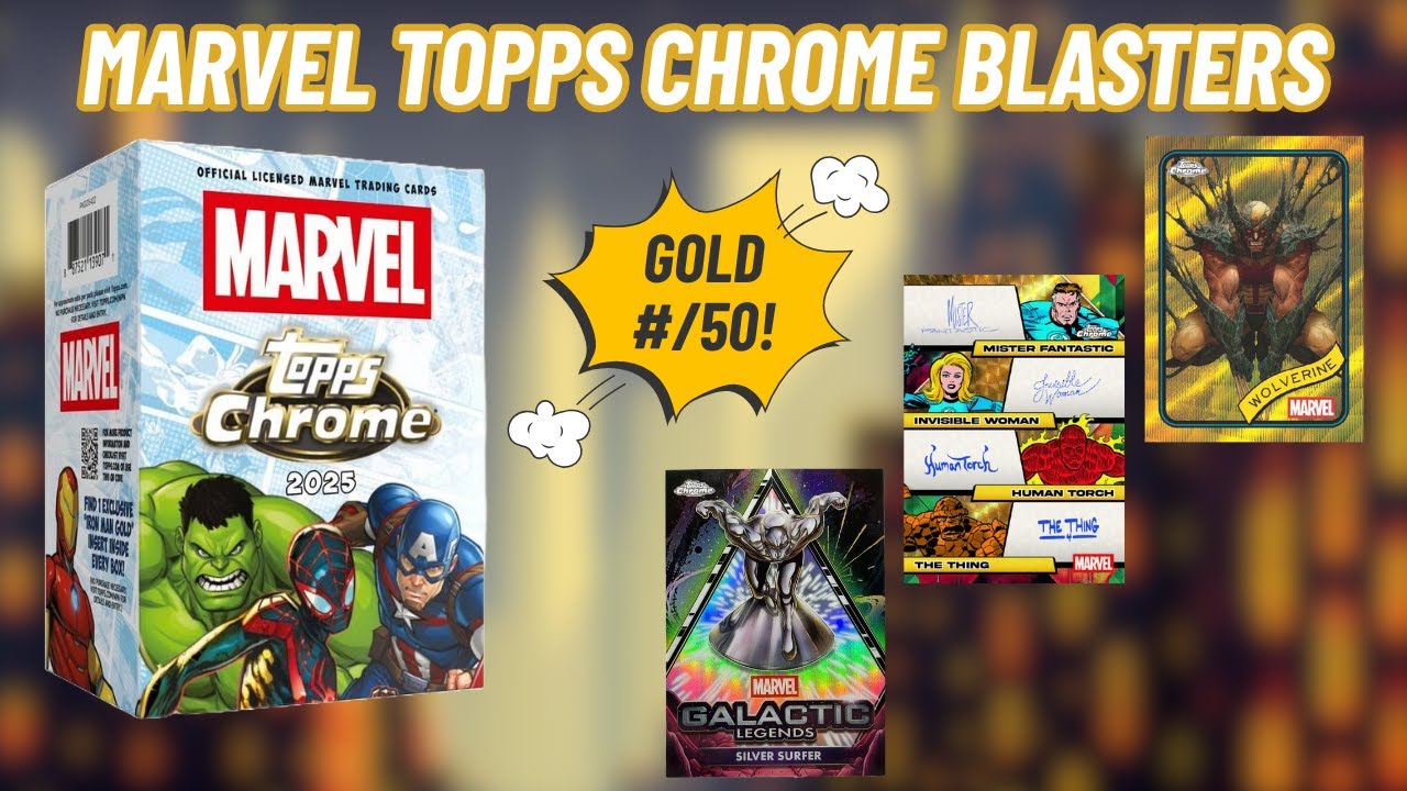 FANTASTIC VALUE! 💥😮 2025 Topps Chrome Marvel Blaster Box Opening!