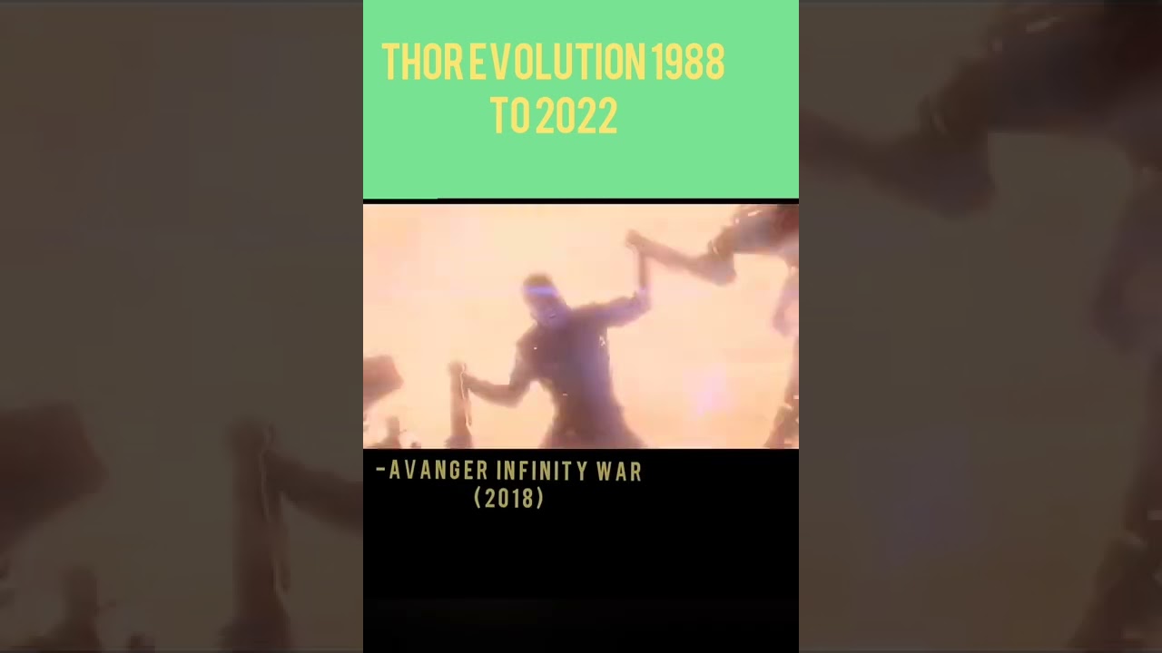 Thor evolution 1988 to 2022 by movie knowledge @movieknowledge3091   #movieknowledge