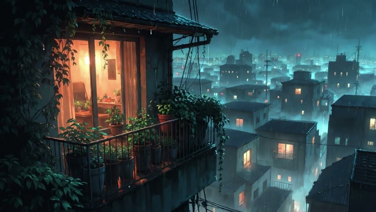 POV: Studying in Your Room While It Rains Outside | Beat to Focus