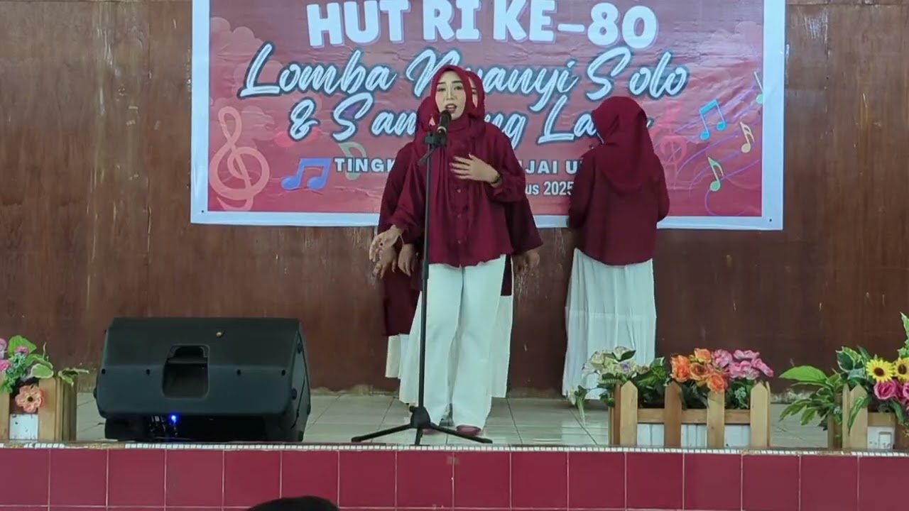 JUARA 1 LOMBA SAMBUNG LAGU DALAM RANGKA HUT RI KE 80 TAHUN