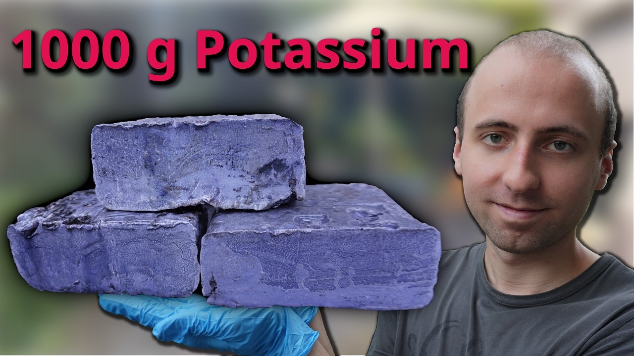 How I Mass Produced Potassium Metal In The Backyard
