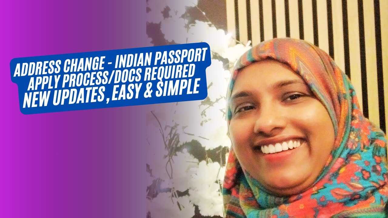 PASSPORT ADDRESS CHANGE ONLINE 2024/ PASSPORT RENEWAL AND ADDRESS CHANGE ONLINE!!!!!!!!!!!