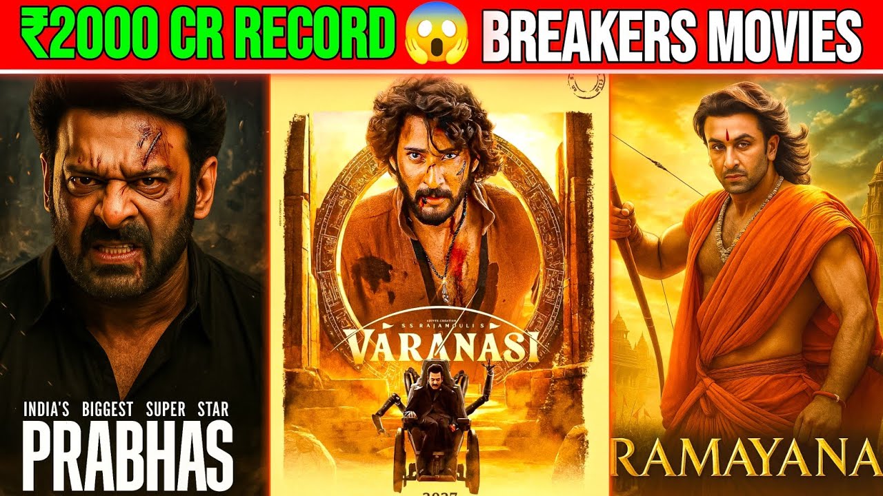 Top 10 Biggest Pan India Movies That Will Shake the Global Box Office! Varanasi vs Ramayana 2026-27