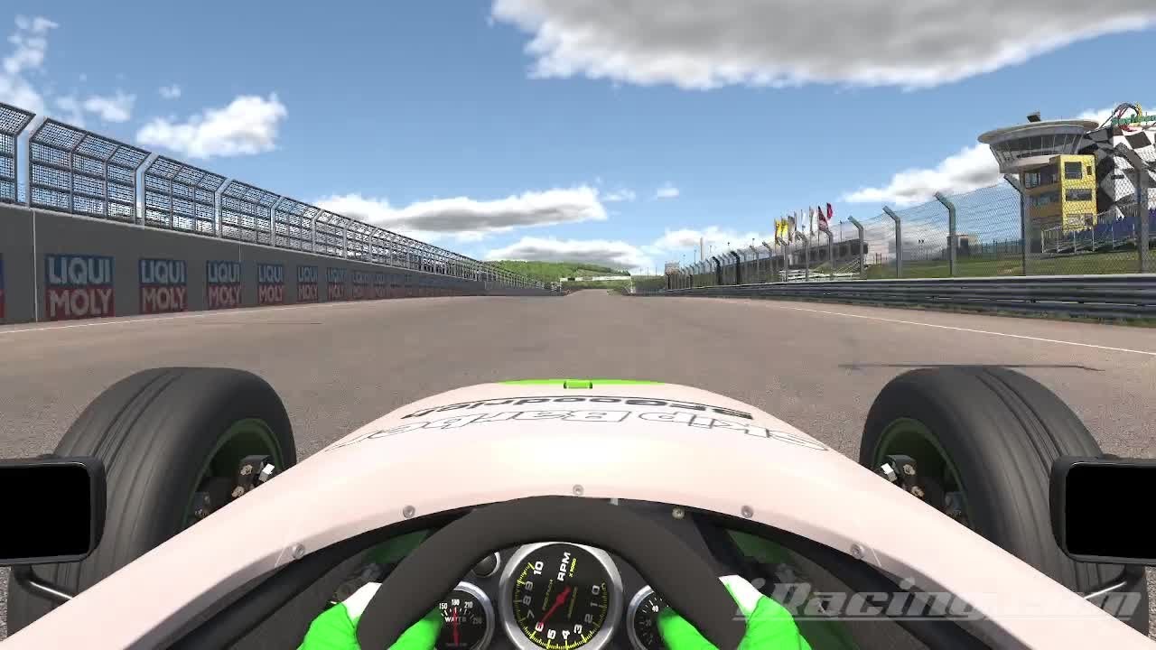 iRacing Sachsenring Skip Barber Formula 2000 (Dry) Track Guide (Hotlap + Telemetry)