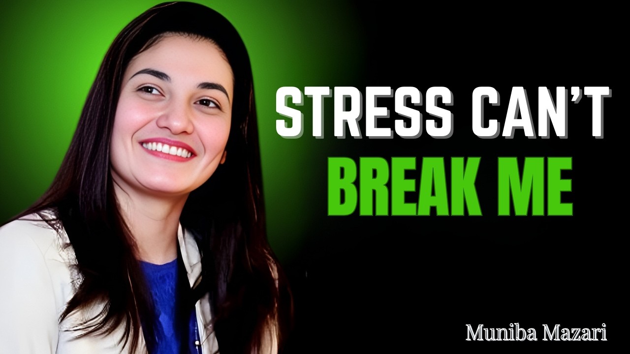 “Stress Didn’t Break Her: Muniba Mazari and the Power of a Victory Mindset 💪✨”