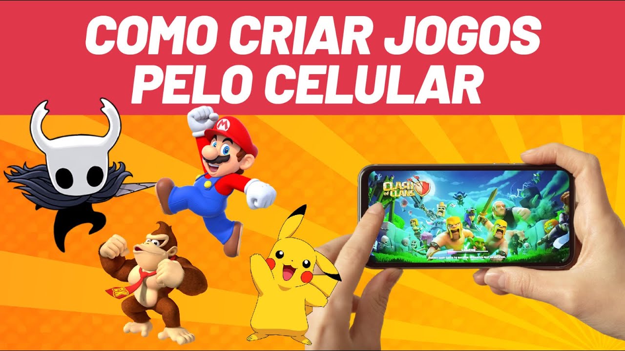 COMO CRIAR JOGOS PELO CELULAR (TOP 5 APPS) - 2025