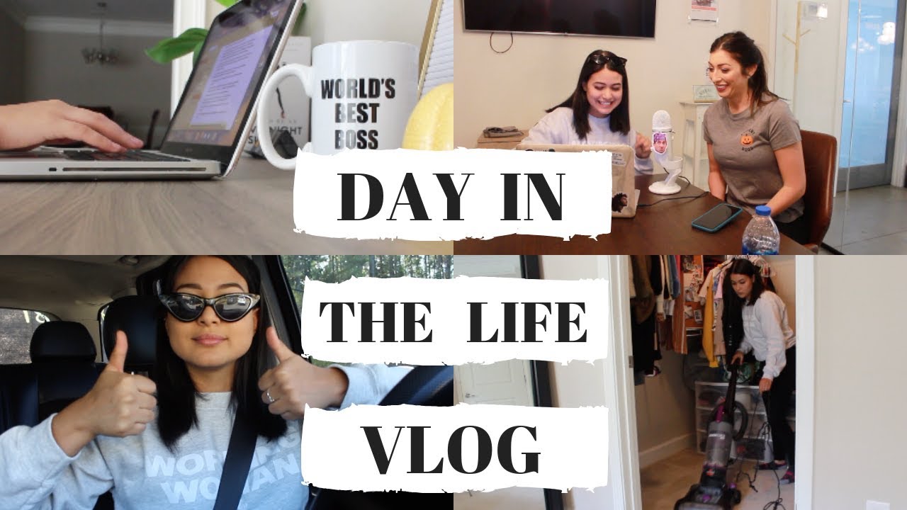 PRODUCTIVE VLOG | Podcast Recording + Decluttering + Homework