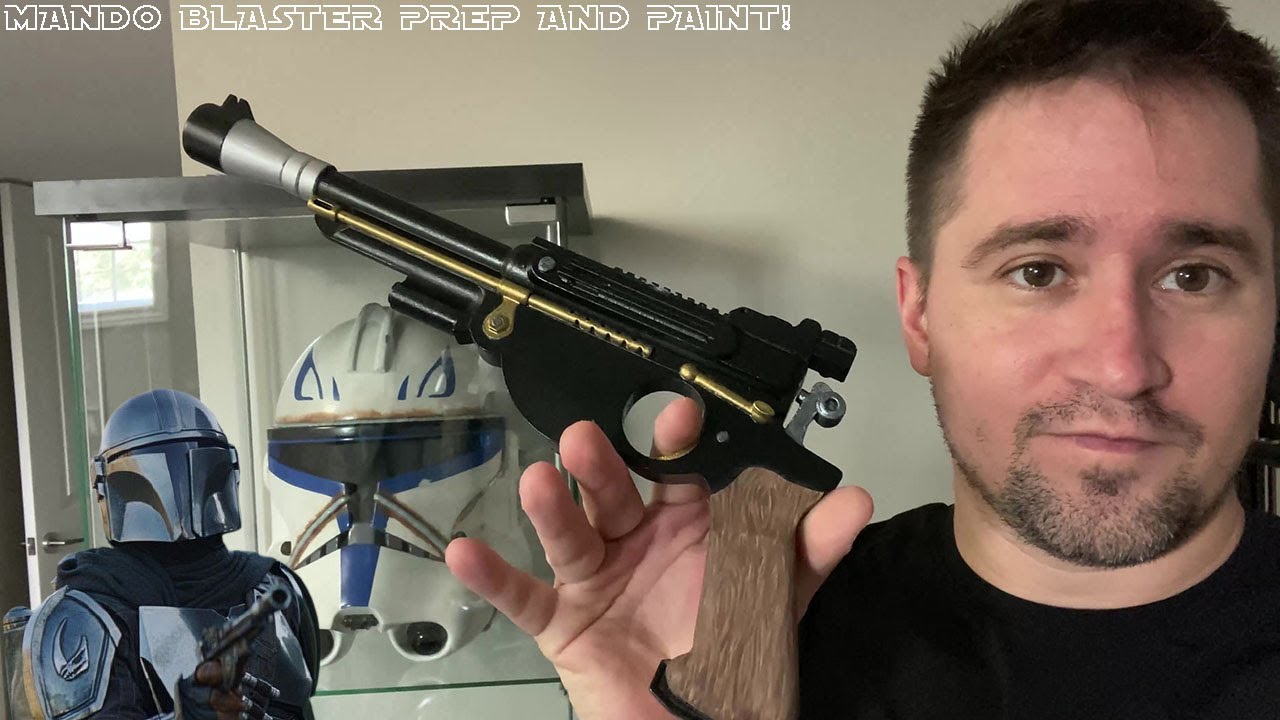 Mandalorian Blaster prep and paint!