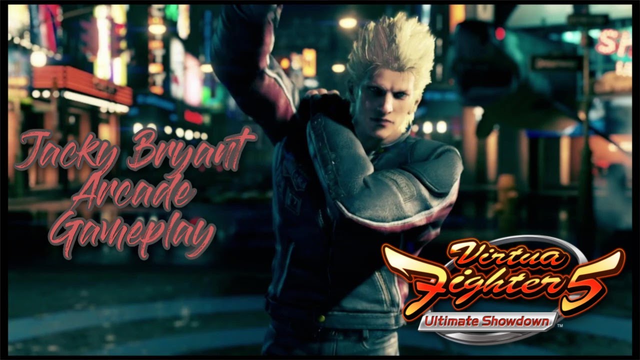 Virtua Fighter 5 Ultimate Showdown: Jacky Bryant Arcade Gameplay
