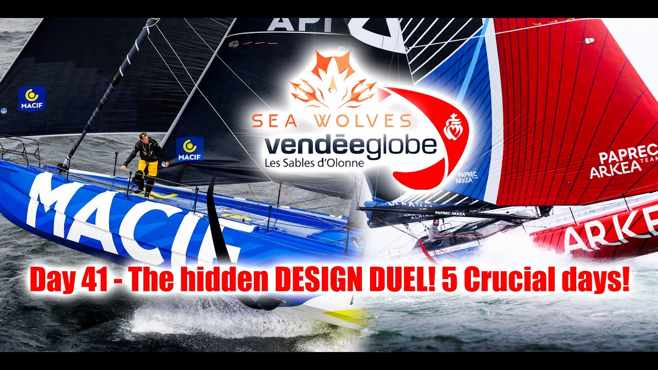 Seawolves Vendeeglobe 2024 report 41 The hidden design battle between Charlie Dalin & Yoann Richomme