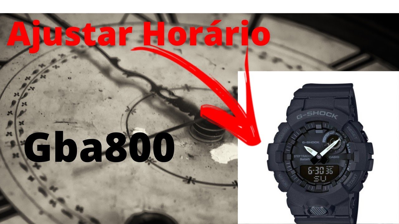 Como Ajustar o Ponteiro Analógico com o Horário Digital Gba800.