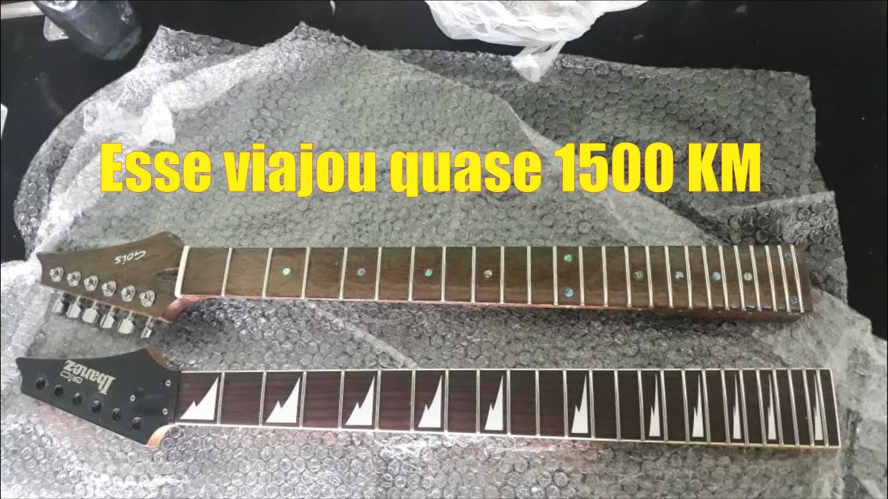 Braço de guitarra, construção passo a passo