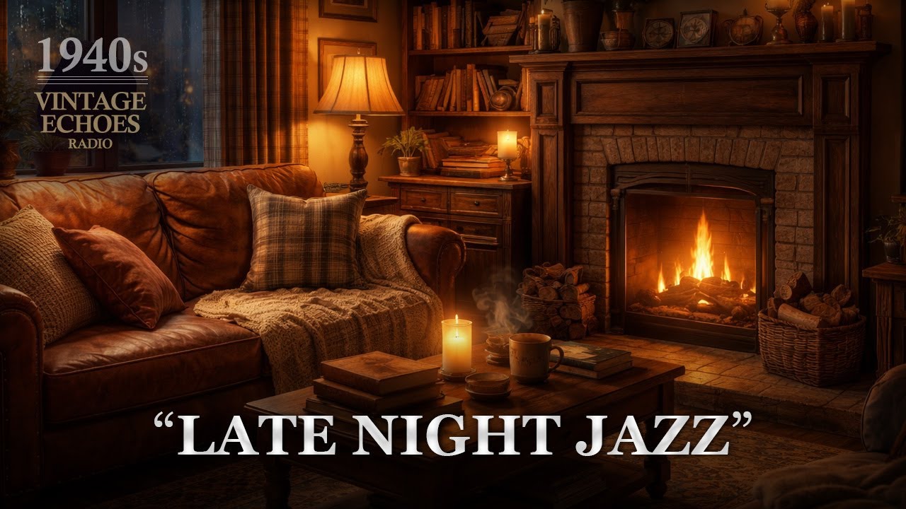 1940s Late Night Jazz Radio | Vintage Jazz Lounge Instrumentals | Vintage Echoes Radio