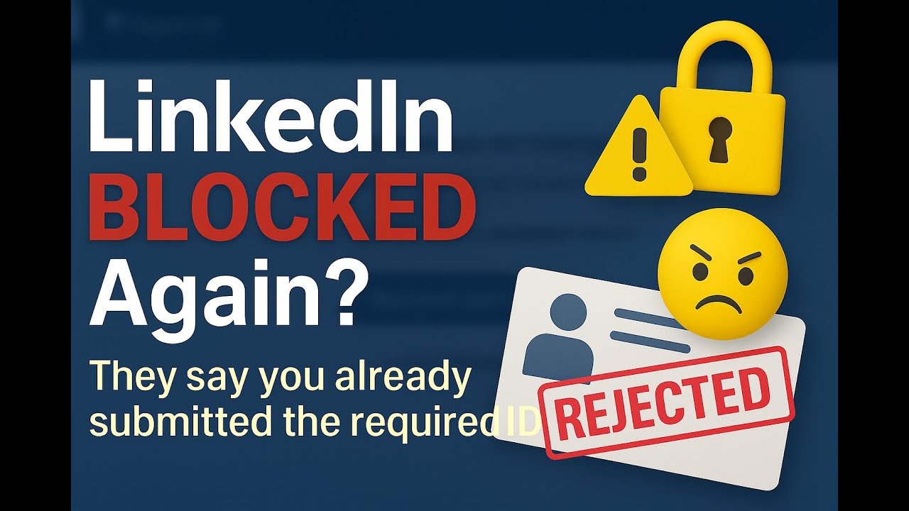 LinkedIn Blocked You Again? How to Unrestrict Your Account After Submitting ID | Get Unrestrict Fast