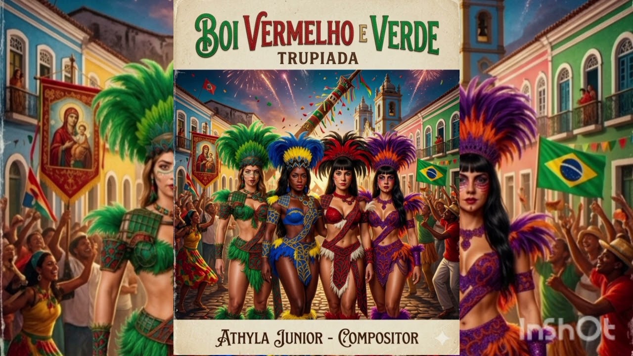 🎶 Boi Vermelho e Verde Trupiada 🎶