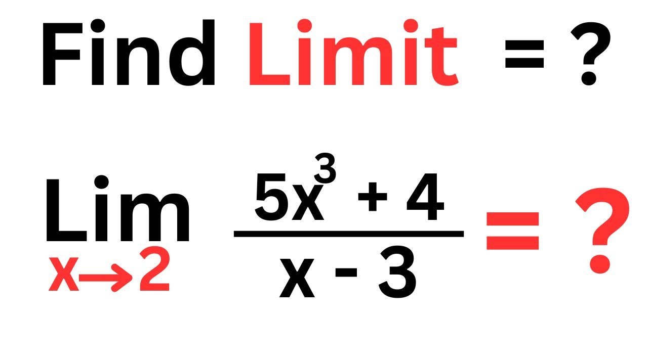 Evaluate Limit by using Algebraic techniques | Calculus Mathematics