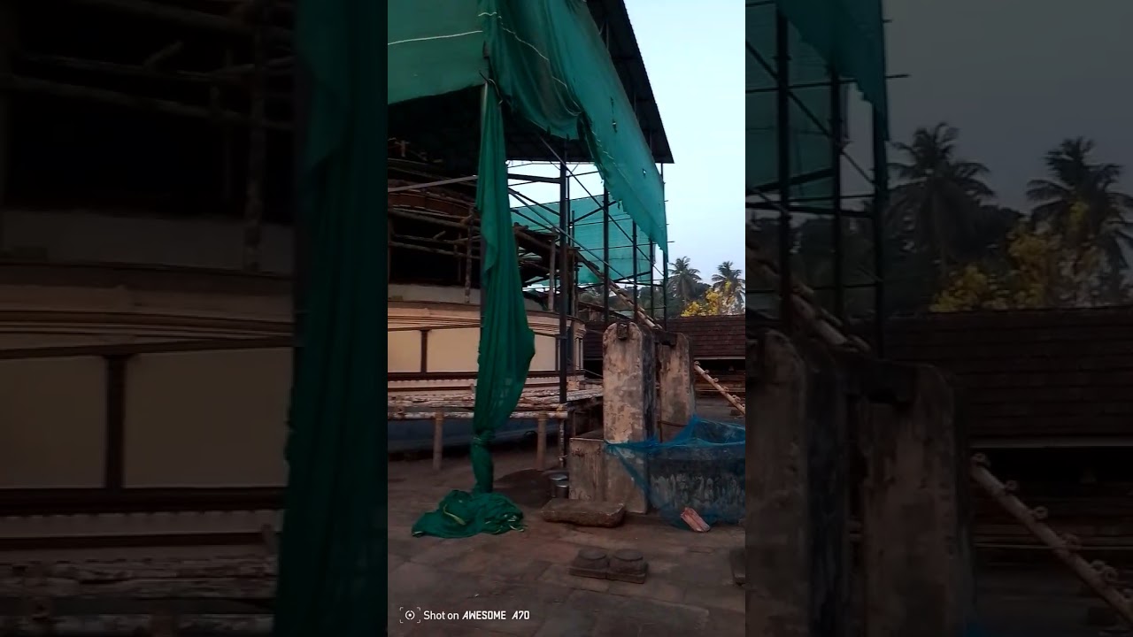 The morning Poojas and Arathi 