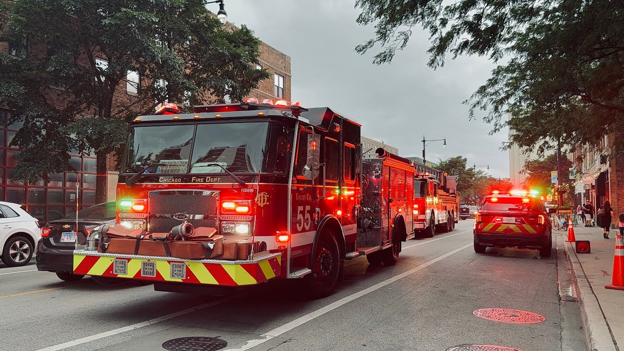 chicago fire department 🔥fire in hi-rise🔥