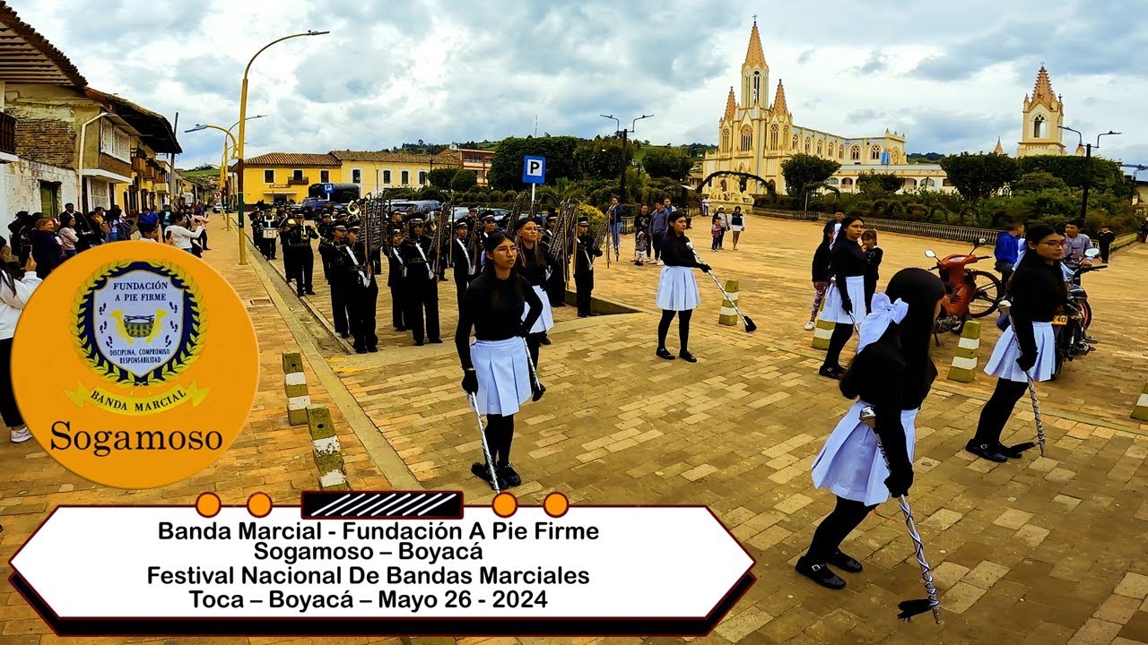 Presentación Banda Marcial   Fundación a Pie Firme - Sogamoso Boyacá - Festival De Bandas De Toca