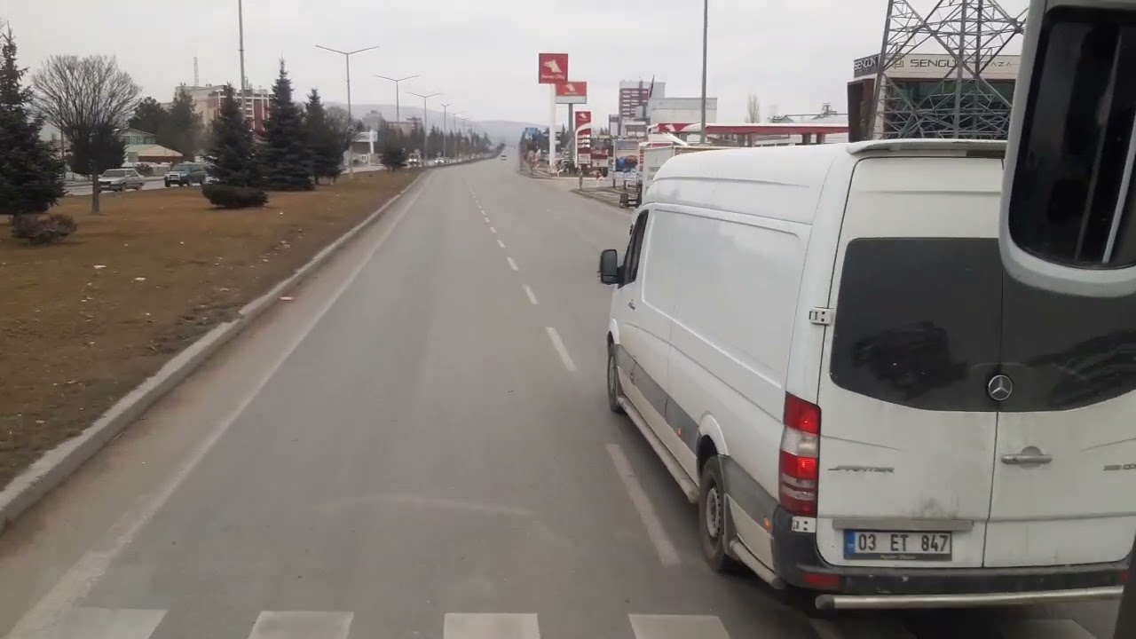 İzmir Afyon Otogar 10 dk Kar hafif Ankara yolu 30 Ocak 2023 part 2 beş